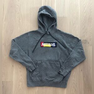Nike Sportwear JDI JUST DO IT Patch Pullover Hooded Sweatshirt